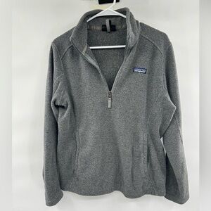 Patagonia Women's Gray Half-Zip Fleece Pullover